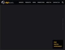 Tablet Screenshot of digifacets.com